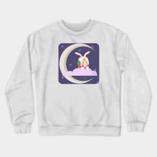 Baby on the Moon Crewneck Sweatshirt